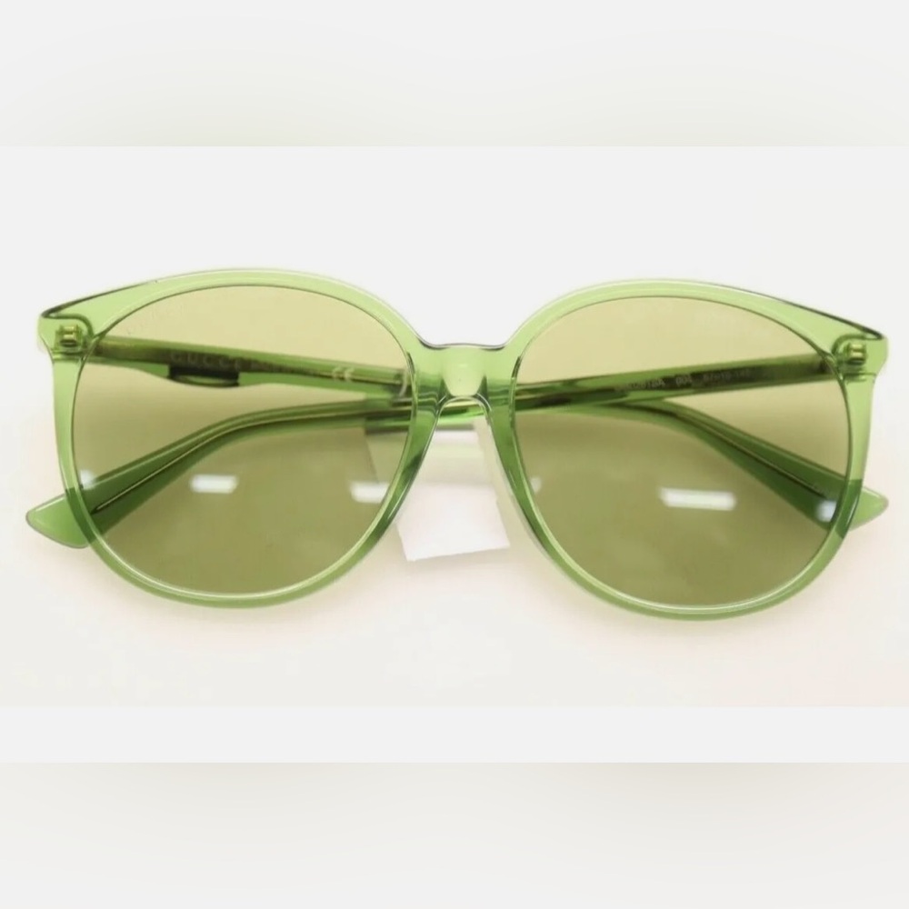 Gucci Green Round Asian Fit Ladies Sunglasses GG0261SA